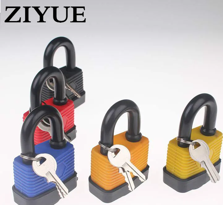 Free Shipping 50mm Outdoor Waterproof Padlock Tooth Rubber Heavy