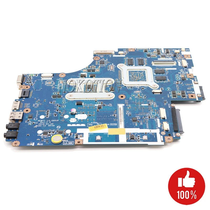 NOKOTION NEW71 материнская плата для ноутбуков Acer aspire 5742 5742G HM55 DDR3 1 Гб|motherboard intel|new71