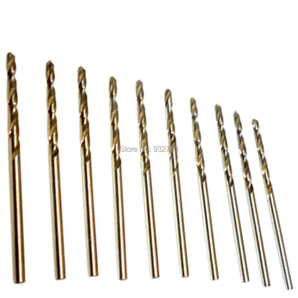 10pc 2mm Metal Hss Twist Drill Bits Straigth Shank Wood Plastic Cut Hss