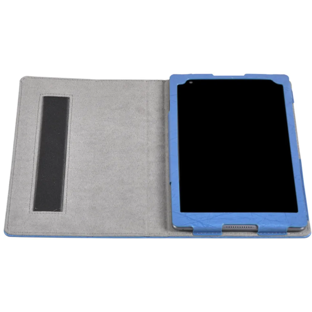 Чехол книжка из искусственной кожи с однотонным принтом и подставкой для Lenovo tab 4 8
