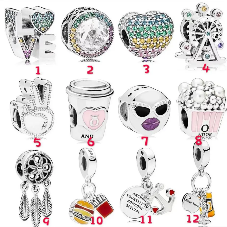 

20pcs/Lot Fashion Alloy metal Rhinestone Enamel Beads for Bracelet Necklace Jewelry making DIY Accessory REB84