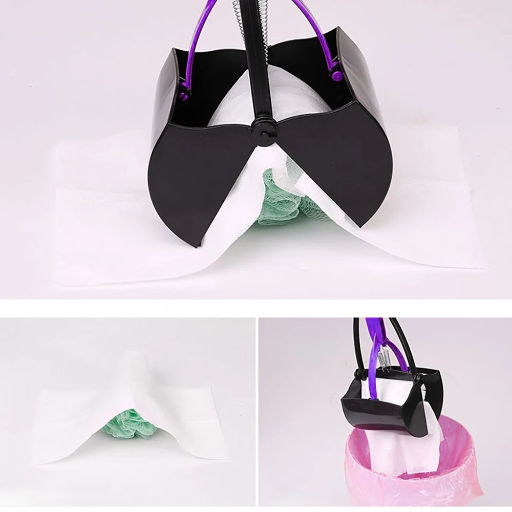 1pcs Fordable Pet Pooper Scooper Pet Dog Waste Easy Pickup Walking Poo Poop Scoop Grabber Picker Pickup Tool