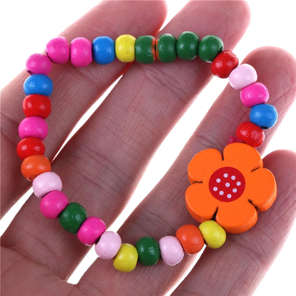 Children/kid Jewelry Set Handmade Wood Flower Necklaces Bracelet Wholesale Children Jewelry Best Baby Products!