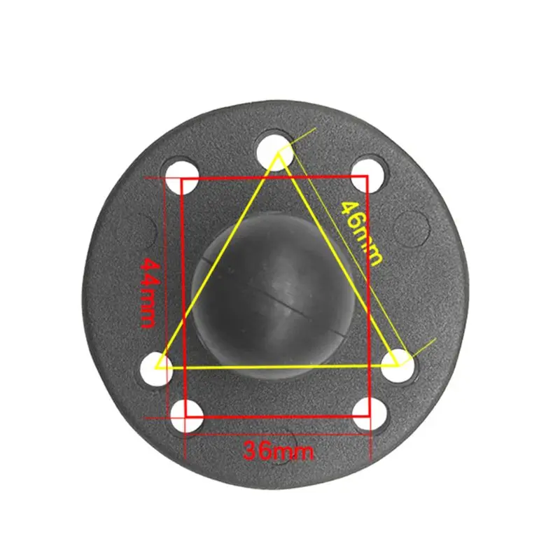 Алюминиевый круглый Монтажный кронштейн для резиновой шаровой головки для Крепления Ram для Gorpo Action camera