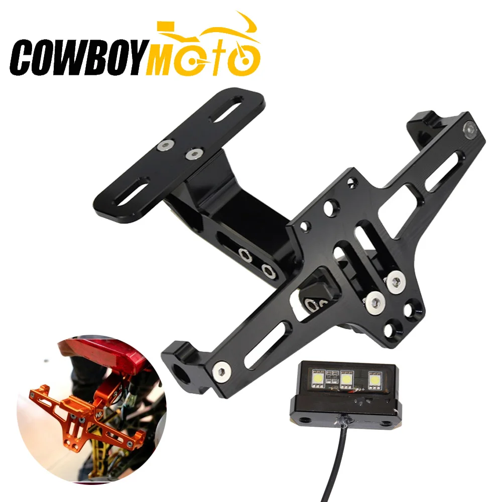 Держатель кронштейна номерного знака мотоцикла для KTM Duke RC 125 200 390 690 SMC 1290 Honda Kawasaki