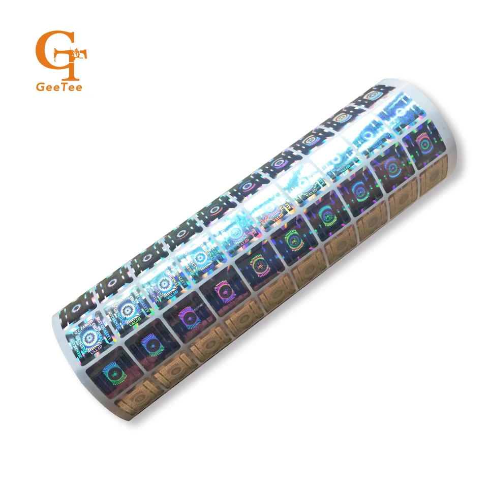 

Free shipping BEST QUALITY ORIGINAL GENUINE AUTHENTIC Q.C. PASSED VALID Holographic label hologram 15mm disposal laser stickers