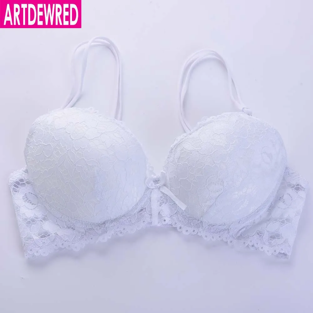 ARTDEWRED Brand Women Lace Push Up Bra Top Cups Clothing Lingerie Sexy Plus Size Bra Crossover design sujetador 36 38 40 42 44