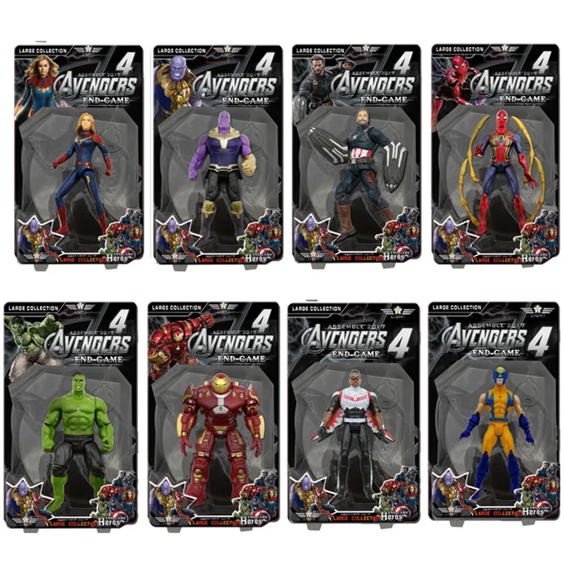 

Action Figure marvel avengers endgame Captain America/ Iron man/ Spiderman /hulk /thor Superhero Movie Anime model Toys Upgrade