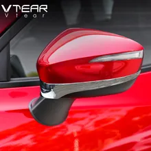 Vtear для Mazda CX-3 CX3 хромированная Автомобильная дверь боковое зеркало заднего вида полоса накладка наружное Украшение Аксессуары