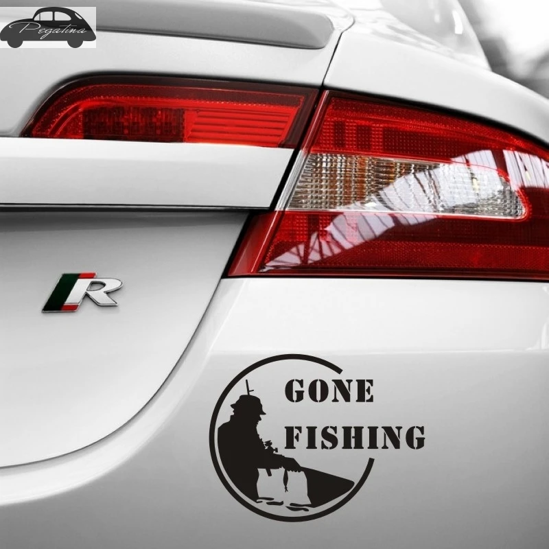 Go Fishing Big Fish испанская французская наклейка Fisher Fishman рыболовные Крючки снасти