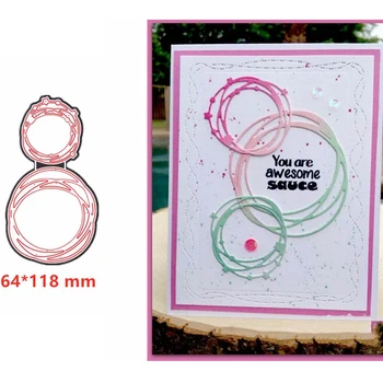 

Fairy Circle Metal Cutting Dies Scrapbooking DIY Template Craft Stencil Handicraft Embossing Decoration Die Cut Craft