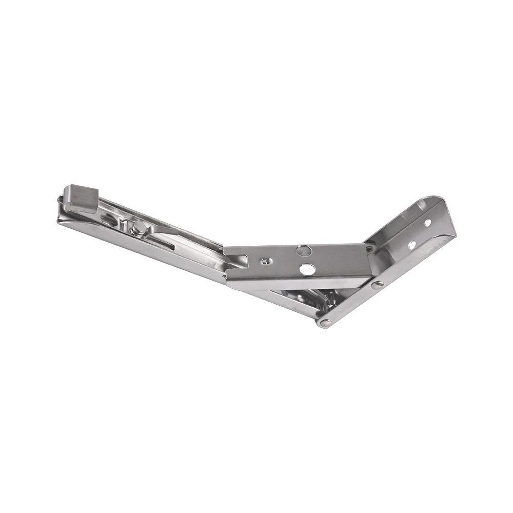 Stainless Steel 90 Degree Spring Loaded Triangle Folding Shelf Brackets 2-Pack with Mounting Screws 8 10 12 14 inches | Обустройство