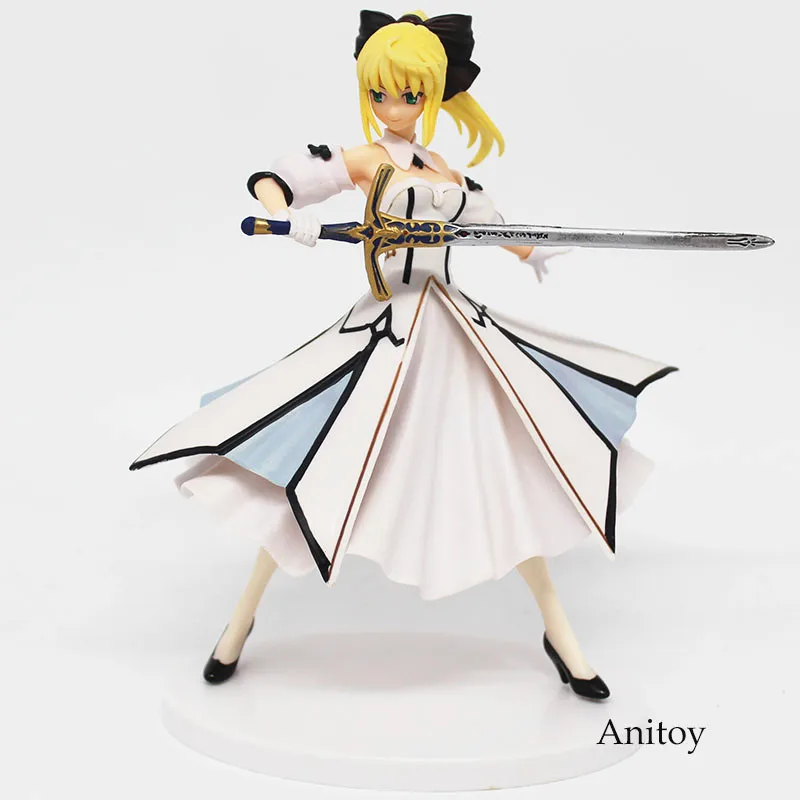 Fate Stay Night Saber белый костюм фигурка 1/8 Масштаб Окрашенные Ver. Лилия ПВХ фигурка коллекционная игрушка 18 см KT4084