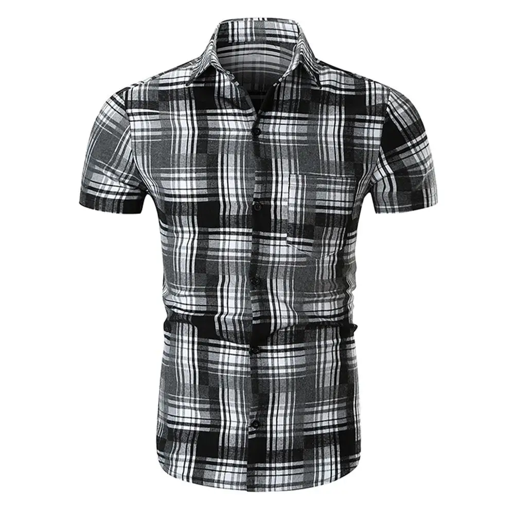 Aliexpress.com : Buy Men Large Size Plaid Summer Shirts Men's Red Soft ...