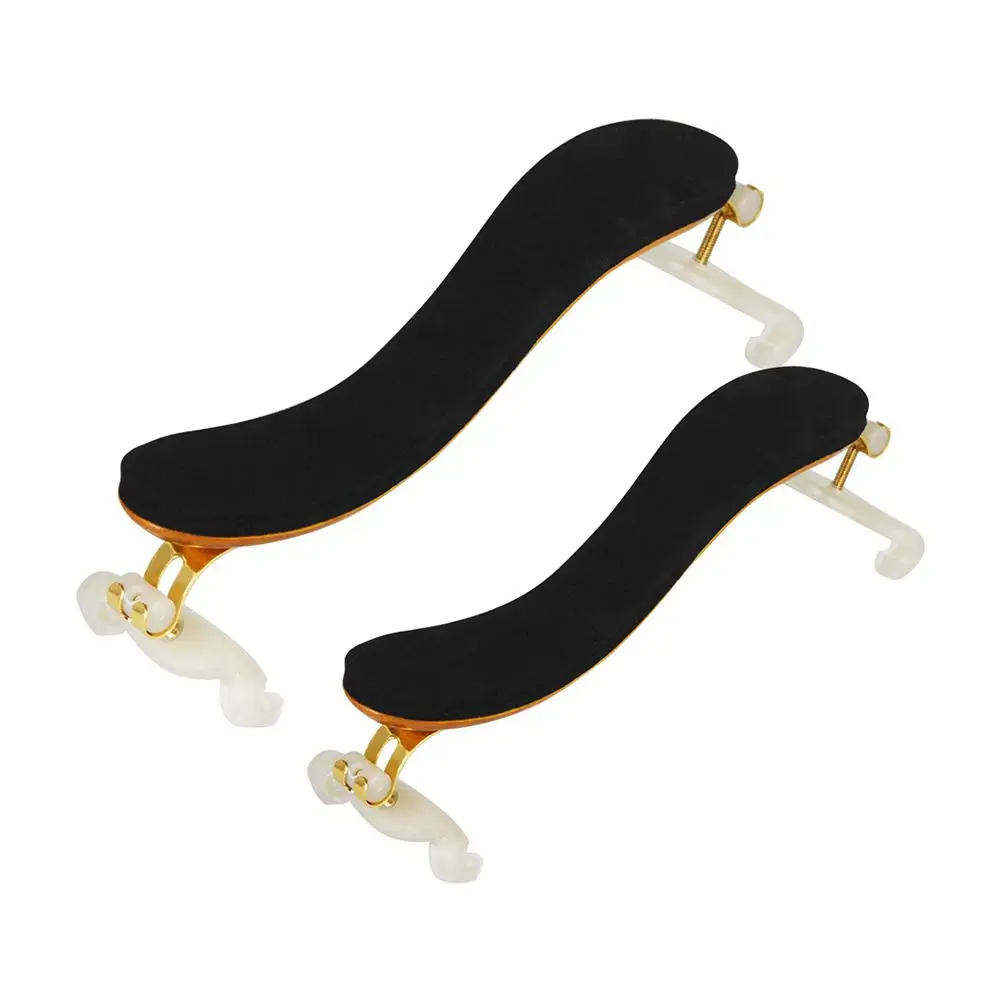 

1/2 4/4 Adjustable Violin Shoulder Rest Pad Fiddle Shoulder Rest Padded Wooden Chin Rest Protector On For Acoustic Violin