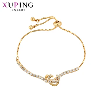 

Xuping Fashion Bracelet New Arrival Elegant Women Classic Bracelets Gold Color Plated Top Quality Jewelry 70006