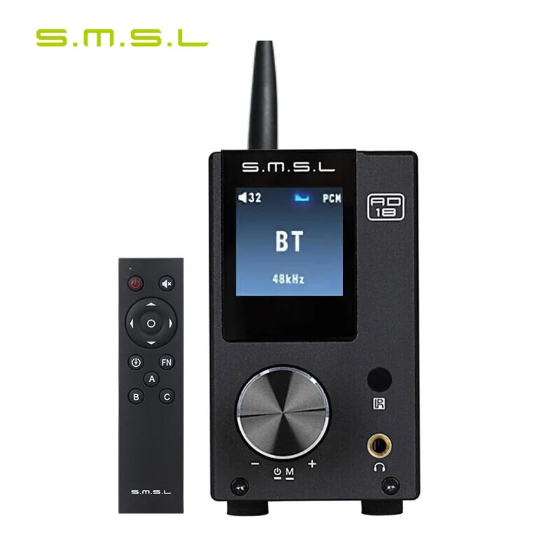 Cena SMSL AD18 80W2 Bluetooth 4.2 HIFI USB DSP cyfrowy dekodujący wzmacniacz mocy