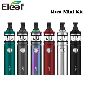 

New Eleaf Ijust Mini Kit 1100mAh battery 25W Elecrtonic Cigarette Vape Pen 2ml iJust mini Atomizer with GT M Coil Vaporizer