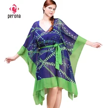 Сексуальное шифоновое пляжное платье-накидка, прозрачная Свободная Женская пляжная одежда, винтажная Солнцезащитная накидка для бассейна