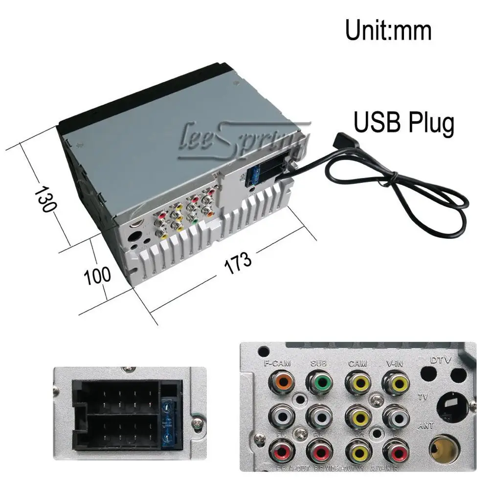Discount 6.2 inch 2 DIN Car Radio with Bluetooth Apple CarPlay and Android Auto Media Receiver Fit for the all car 3