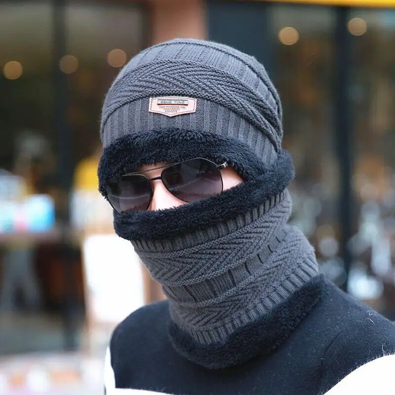 Suogry Neck Warmer Winter Hat Knit Cap 