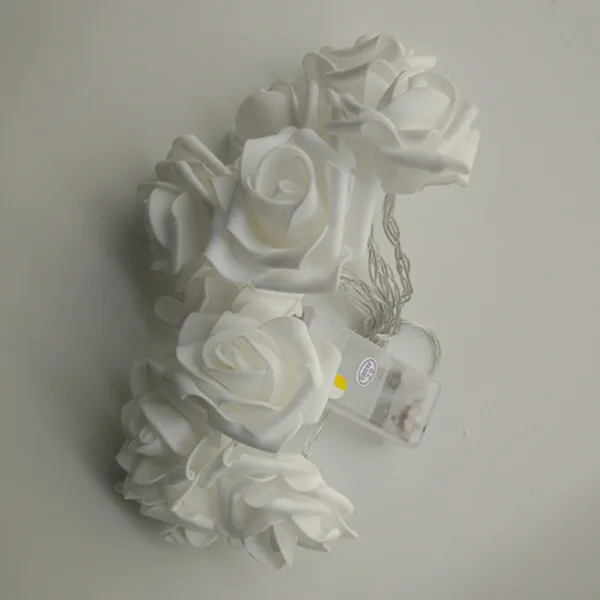 1.5m 10 roses led garland string lights warm white lights