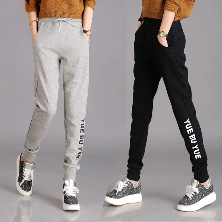 

Summer&Spring 2019 Fashion Woman Casual Pants Women Cargo High Waist Pants Loose Trousers Joggers Women Sweatpants