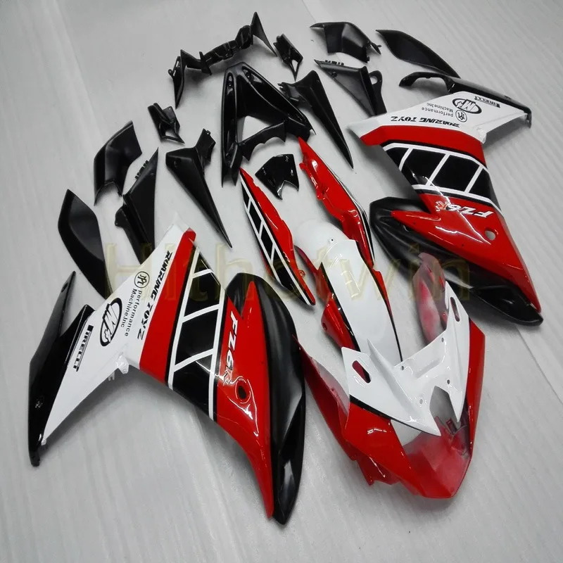 

Screws+Custom orange white ABS motorcycle body kit article for YAMAHA FZ6R 2009 2010 FZ6 fairing M2