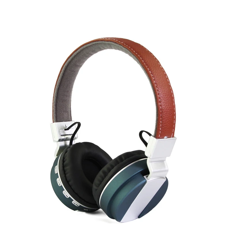 Fashion Top Quality Wireless Stereo Bluetooth Headset Headphone Handsfree Earphone With Mic, FM Radio, TF Card Slot Gift Boxs