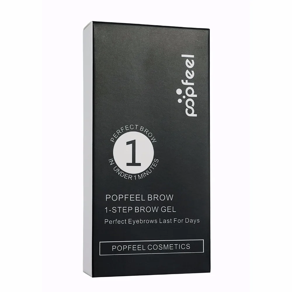POPFEEL брендовый карандаш для бровей 1 гель для бровей+ 1 кисть для ресниц женские наборы для макияжа для бровей и наборы maquiagem тени для бровей ручка
