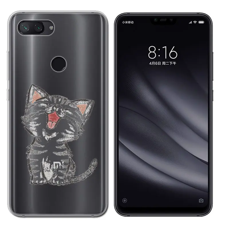 Cute Animal Fundas for Xiaomi Mi8 lite Silocone Case Xiaomi Mi 8 A2 A2 Lite for Soft TPU for Xiaomi Redmi 4X 6A Note5 Note6 Pro (9)