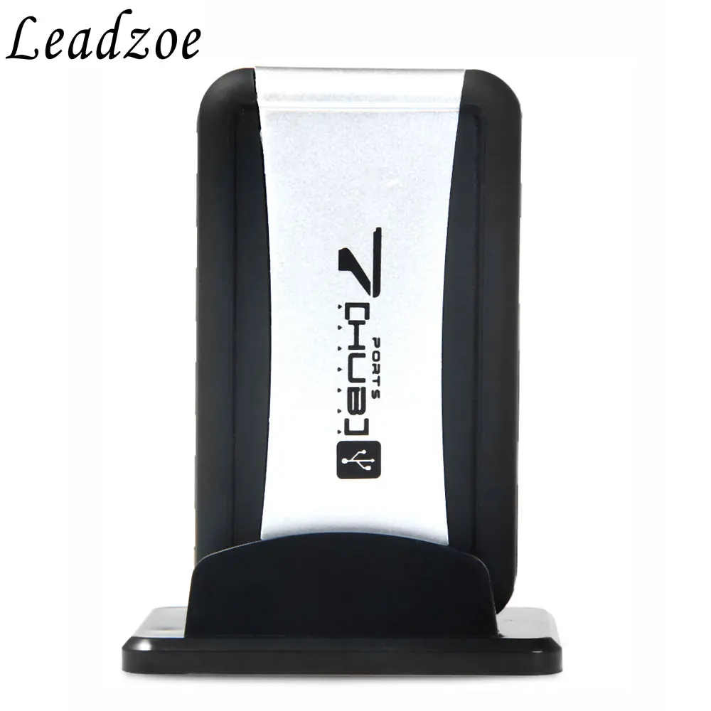 Leadzoe USB 2,0 концентратор высокой Скорость внешний 7 Порты Usb разветвитель многофункциональный 7 Порты и разъёмы USB HUB для ноутбука Macbook Air