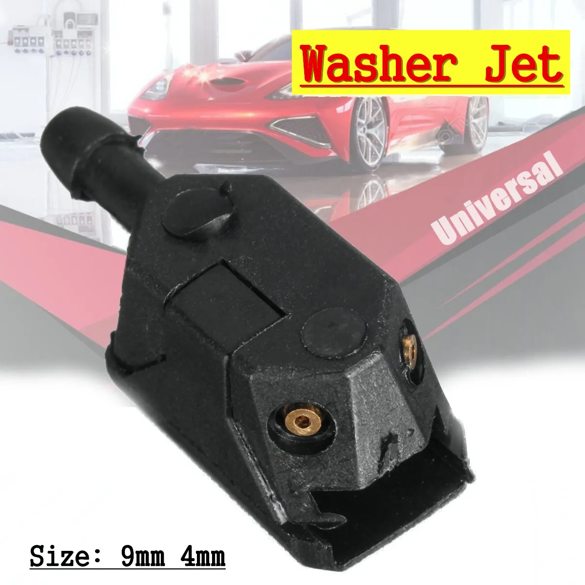 

1pcs Rear Car Arm Windscreen Washer Wiper Blade Water Spray Jets Nozzle Universal