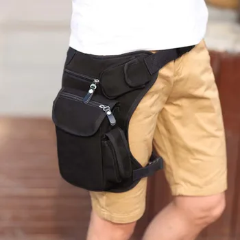 

Men Canvas Drop Leg Bag Waist Bag Travel Motorcycle Riding Leg Waist Bag Hip Bum Fanny Pack