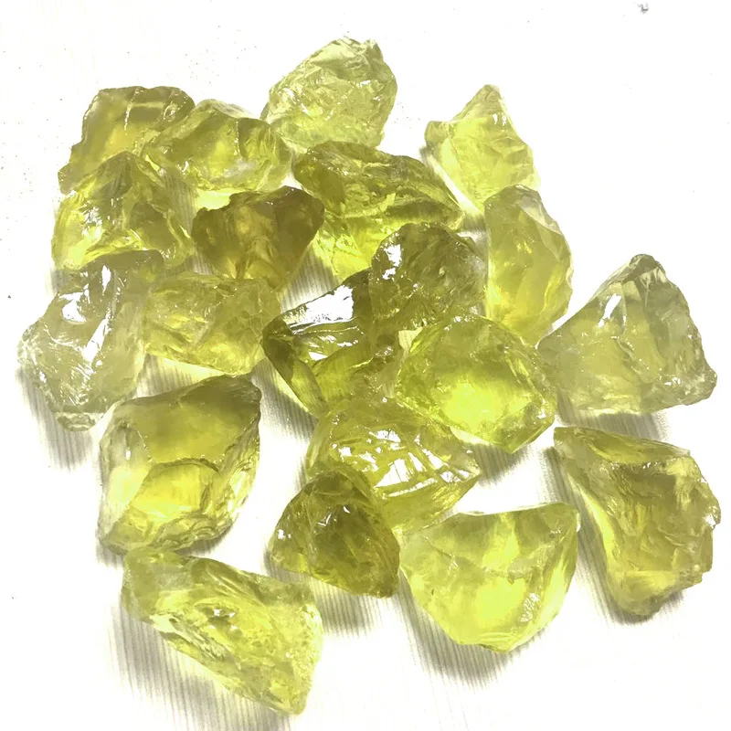 

100g Brazilian natural citrine rough mineral crystal DIY yellow crystal gravel crystal stone