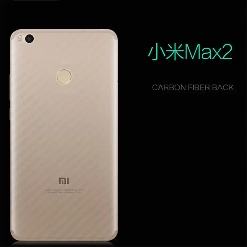 10 упаковок 3D матовая наклейка из углеродного волокна задняя пленка для Xiaomi Mi Max 2