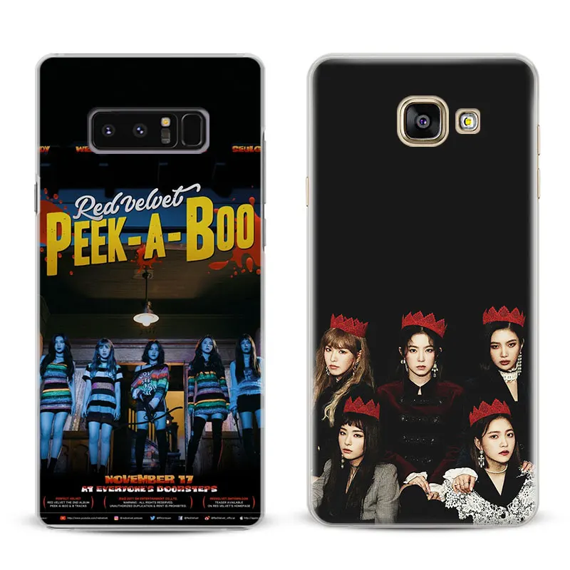 

Red Velvet Kpop Girl For Samsung Galaxy S4 S5 S6 S7 Edge S8 s9 Plus Note 8 2 3 4 5 A5 A7 J5 2016 J7 2017 Phone Case Shell Cover