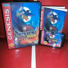 Игровой картридж Darkwing duck с коробкой и руководством 16 бит MD карты для sega MegaDrive для Genesis