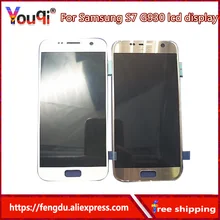 Youqi High Quality AMOLED LCD For Samsung GALAXY S7 G930 G930F G930A G930V G930P LCD Display+Touch Screen+Tapes+Tools