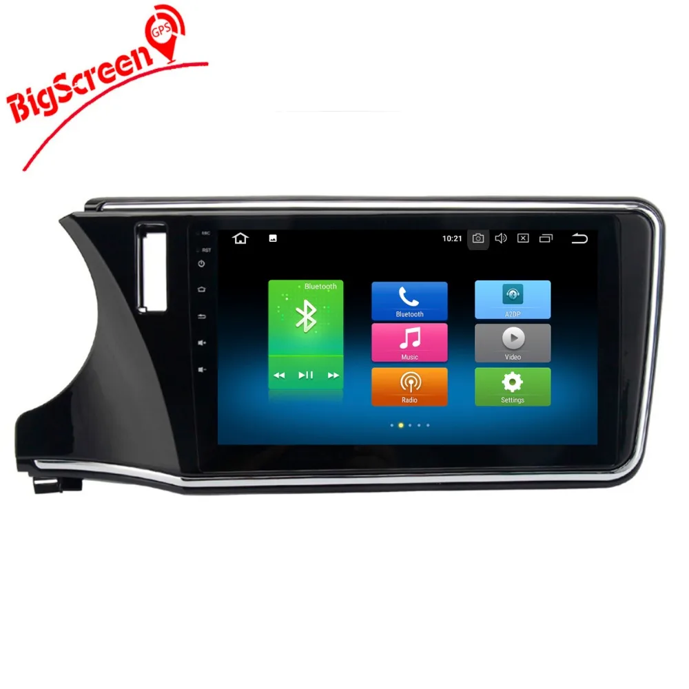 Flash Deal Newset Android8.0 Tesla style 8 Core 4GB RAM 32GB ROM Car No DVD Player GPS Navi For Honda city left 2015-2017 Unit Autoradio 1