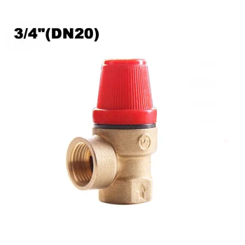 

High Qualit DN20 3bar 6bar Brass Angle Type Safety Valve 3/4" female thread relief valve for solar water heater