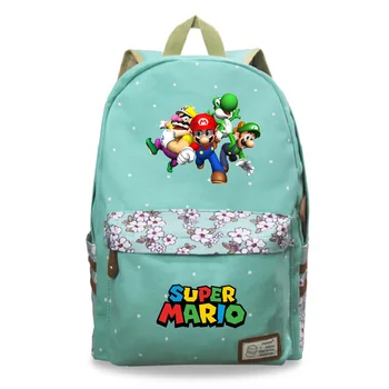 

Super Mario Backpacks for Teenage Girls Boys School Bags Mario Dabbing Laptop Backpack Women Men Travel Bag