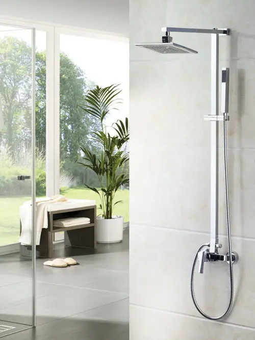 Bathroom MONITE Wall Mount Shower Set Torneira Best Sales 8 Shower Head Rainfall 52004 Bathtub Chrome