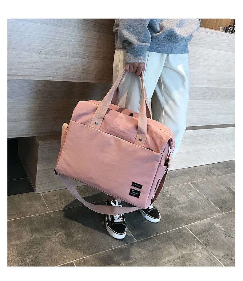 Мода утилита удобство Для женщин сумка Высокое качество нейлоновая сумка внутренняя Multi-карманы дорожная Duffle нейлон Чемодан
