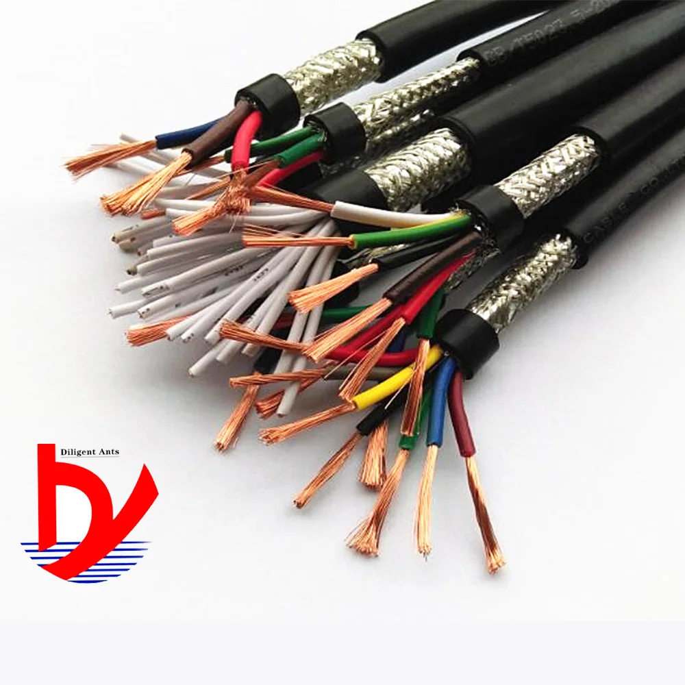 Фото 22AWG 0, 3 мм2 многожильный экранированный кабель RVVP 2/3/4/5/6/7/8/10/12/14/16/20/24 кабель для защиты от помех №5