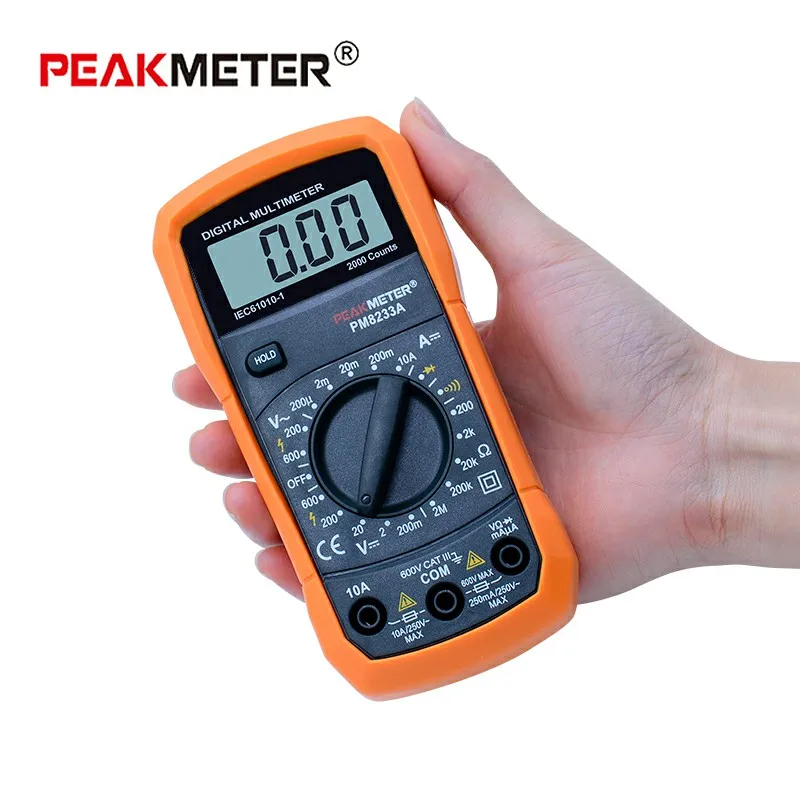 Digital Multimeter AVO meter DC AC Voltage Current Resistance