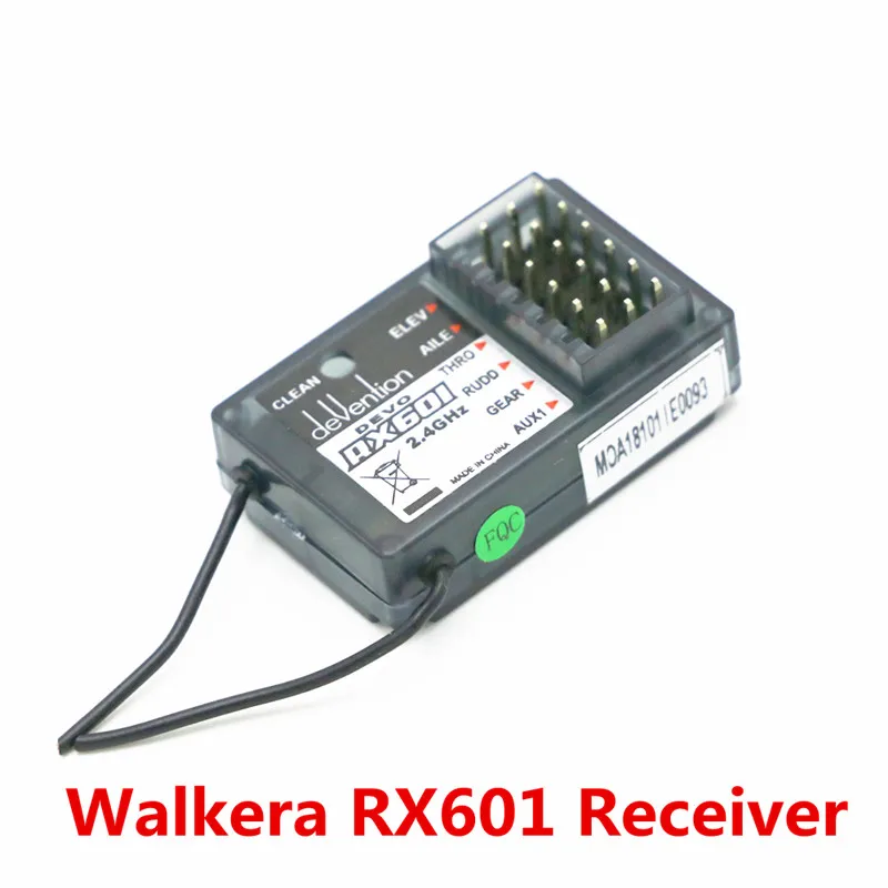 Оригинальный приемник Walkera 6CH RX601 для DEVO6S DEVO7 7E 12S передатчик Радио RC Вертолеты