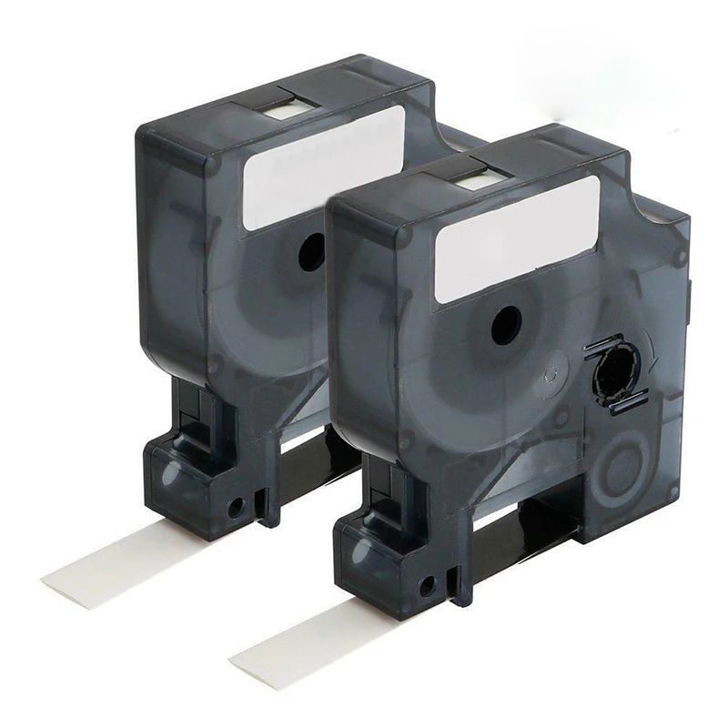

Adhesive Label tapes For DYMO printers A18055 12mm*1.5m Flatten Polyolefin Heat shrink Tubes Cable Replacement