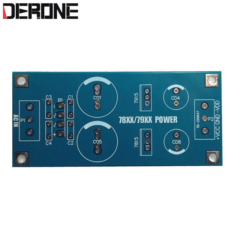 1piece PCB of Regulated linear power LM7815 lm7915 for preamplifier dac ...