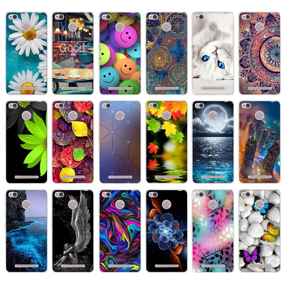 

Case For Xiaomi Redmi 3 Pro Case Redmi 3S 3 S Pro Cover Soft Silicone Cover for Fundas Xiaomi Redmi 3 Pro / Redmi 3s Phone Cases